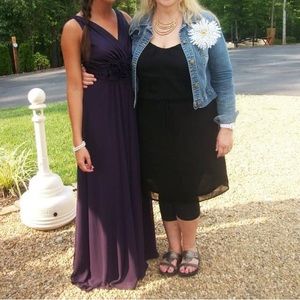 Plum Bridesmaid Dress